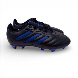 Adidas Goletto Black & Blue Youth Size 11k Soccer Cleats GX6906 EUC